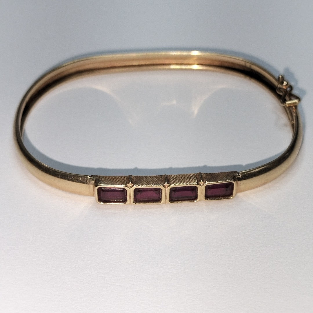 PULSERA RIGIDA ORO 14 K 9,20 GRMS (SEMINUEVO)