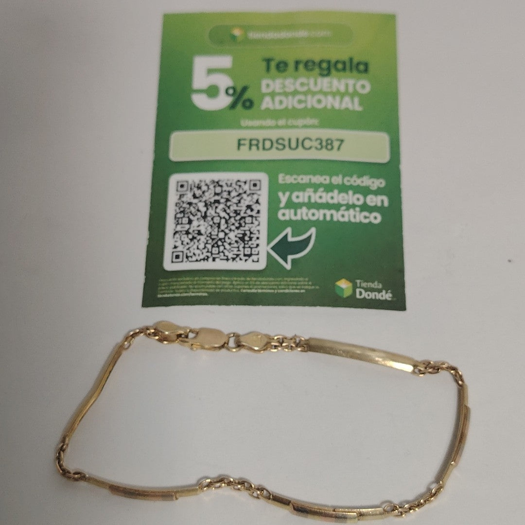 PULSERA ORO 14 K 4.6 GRMS (SEMINUEVO)