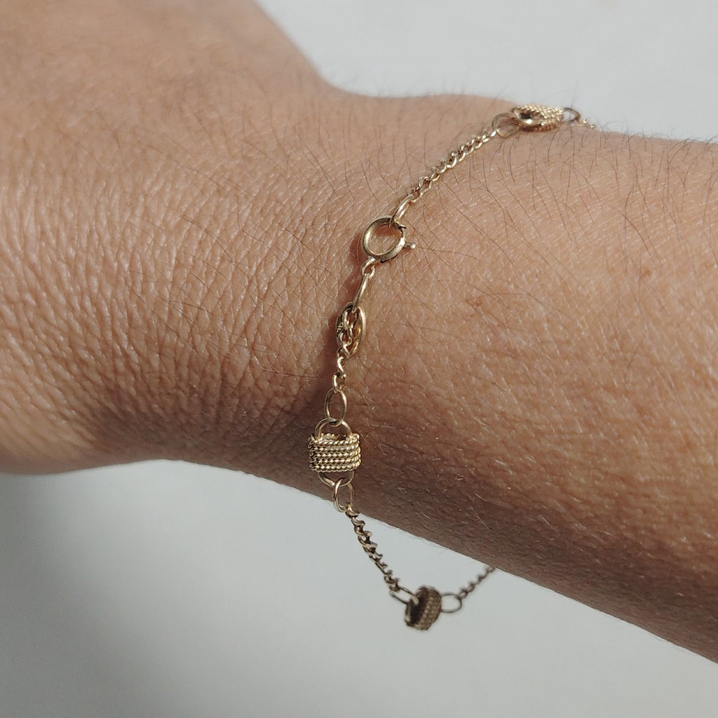 PULSERA ORO 14 K 2.6 GRMS (SEMINUEVO)
