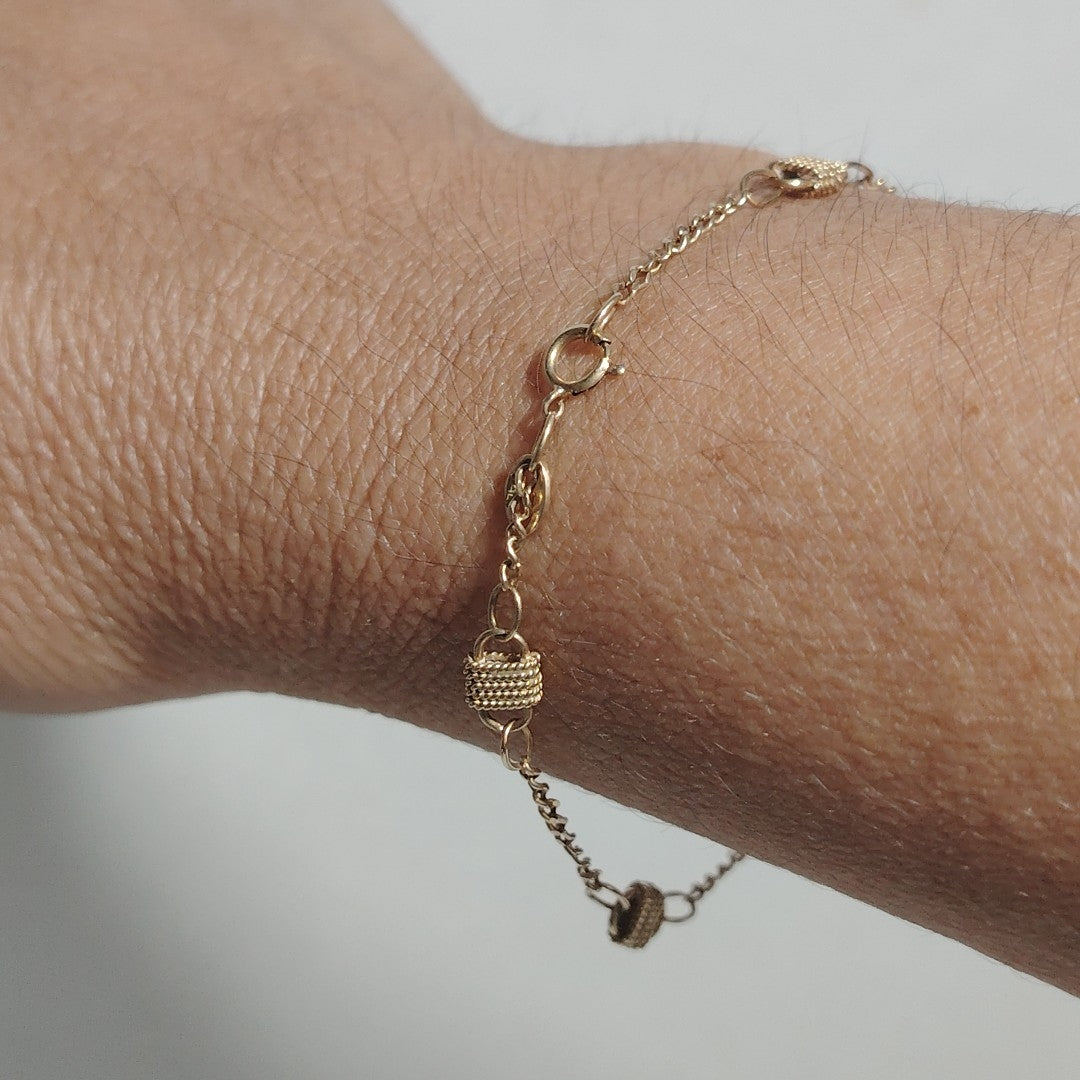PULSERA ORO 14 K 2.6 GRMS (SEMINUEVO)