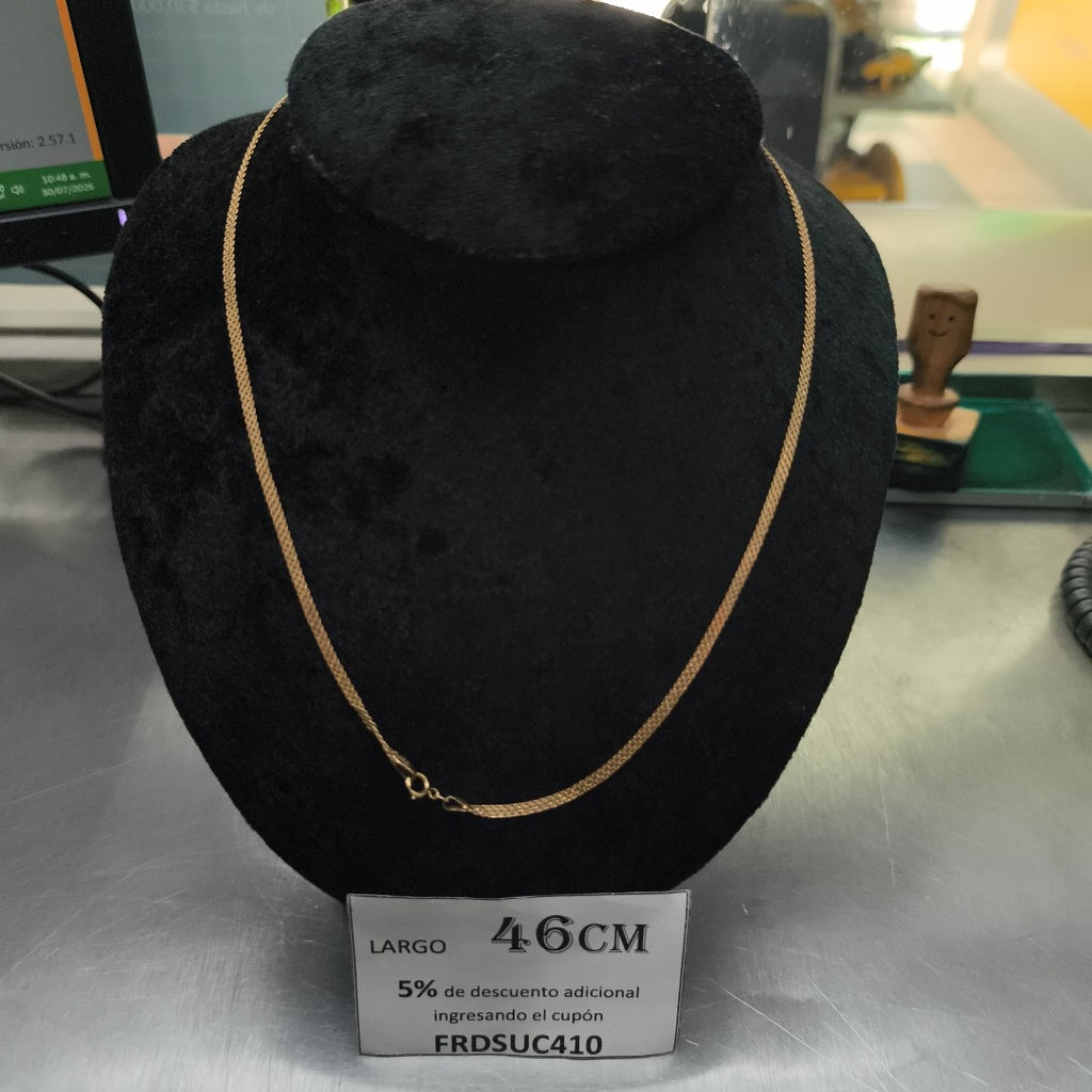 CADENA ORO COMBINADO 10 K 4,00 GRMS (SEMINUEVO)
