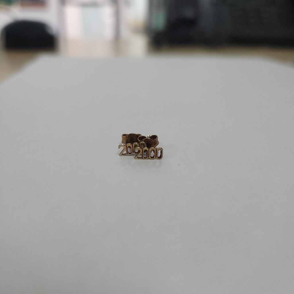 BROQUELES PAR ORO 14 K 0,60 GRMS (SEMINUEVO)