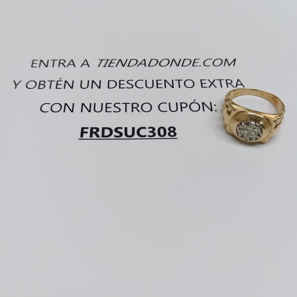 ANILLO ORO 14 K 9.6 GRMS (SEMINUEVO)