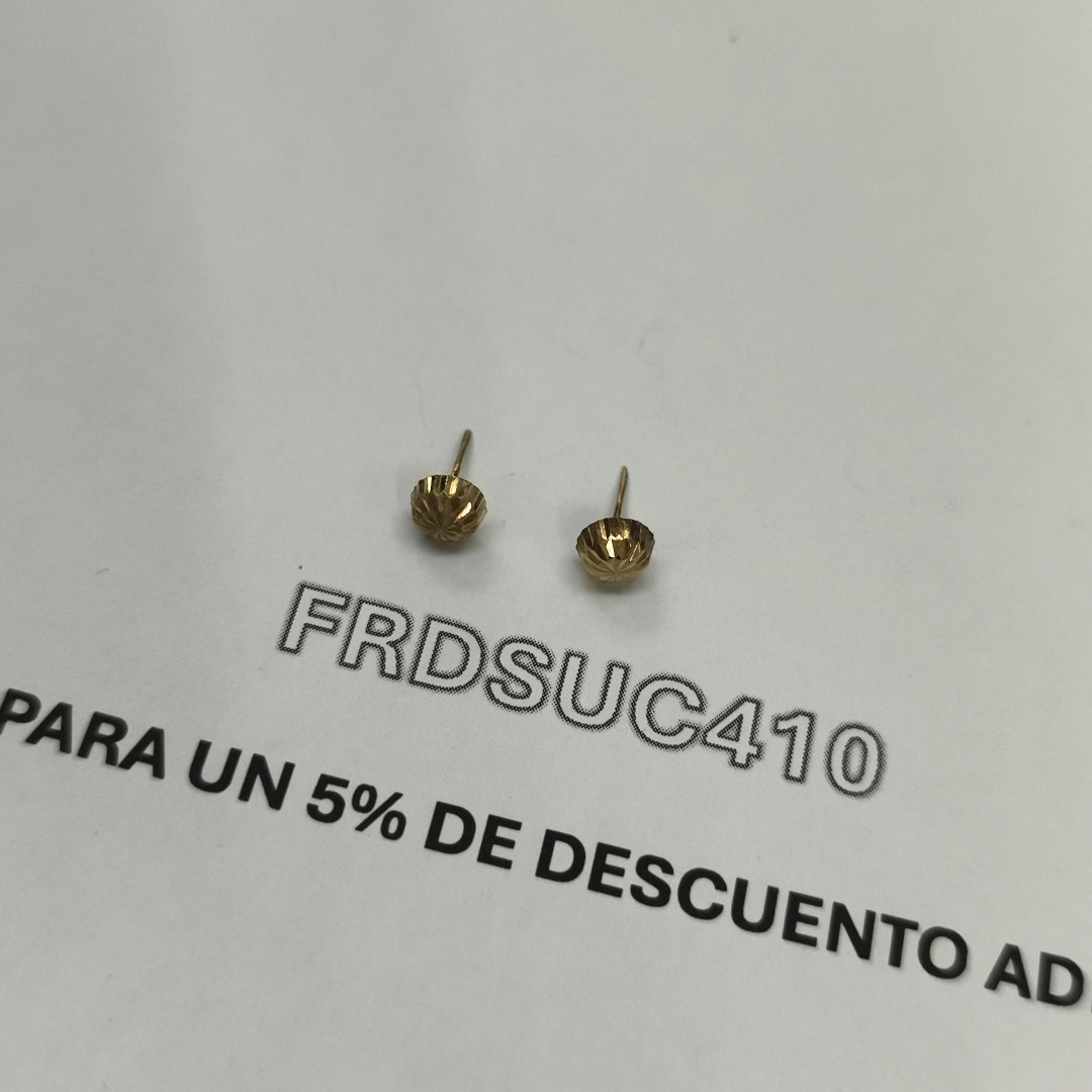BROQUELES PAR ORO 10 K 0,30 GRMS (SEMINUEVO)