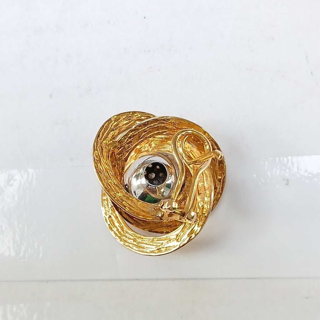 ARETES PAR ORO 18 K 13.4 GRMS (SEMINUEVO)