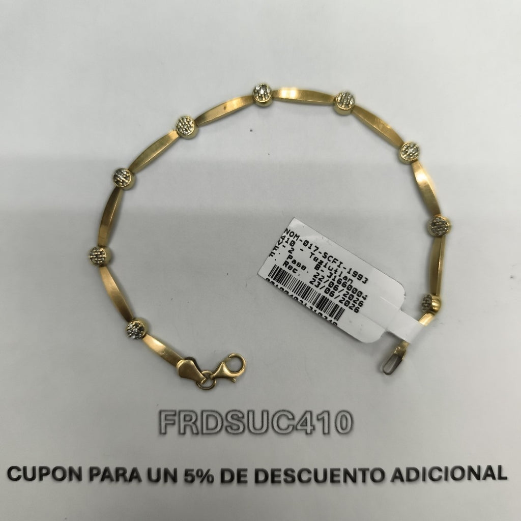 PULSERA ORO 10 K 5.5 GRMS (SEMINUEVO)