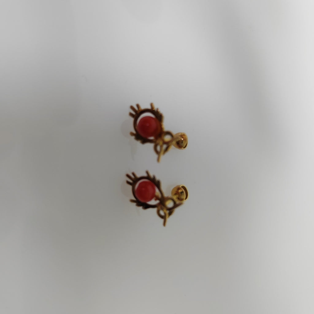 ARETES PAR ORO 14 K 1 GRMS (SEMINUEVO)