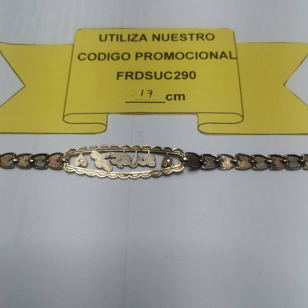 ESCLAVA ORO COMBINADO 10 K 6.1 GRMS (SEMINUEVO)