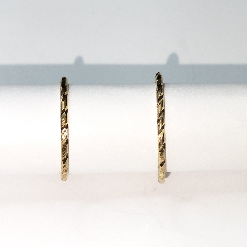 ARRACADAS PAR ORO 14 K 1,50 GRMS (SEMINUEVO)
