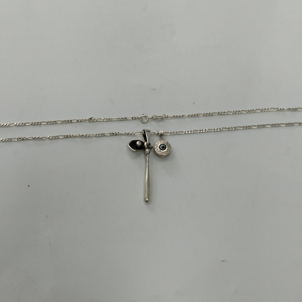 CADENA, DIJE PLATA 8.6 GRMS (SEMINUEVO)