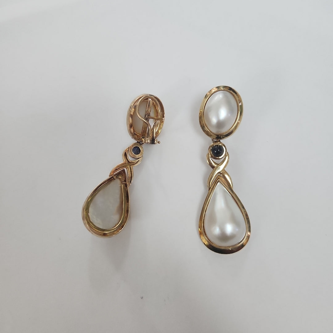 ARETES PAR ORO 14 K 27,90 GRMS (SEMINUEVO)
