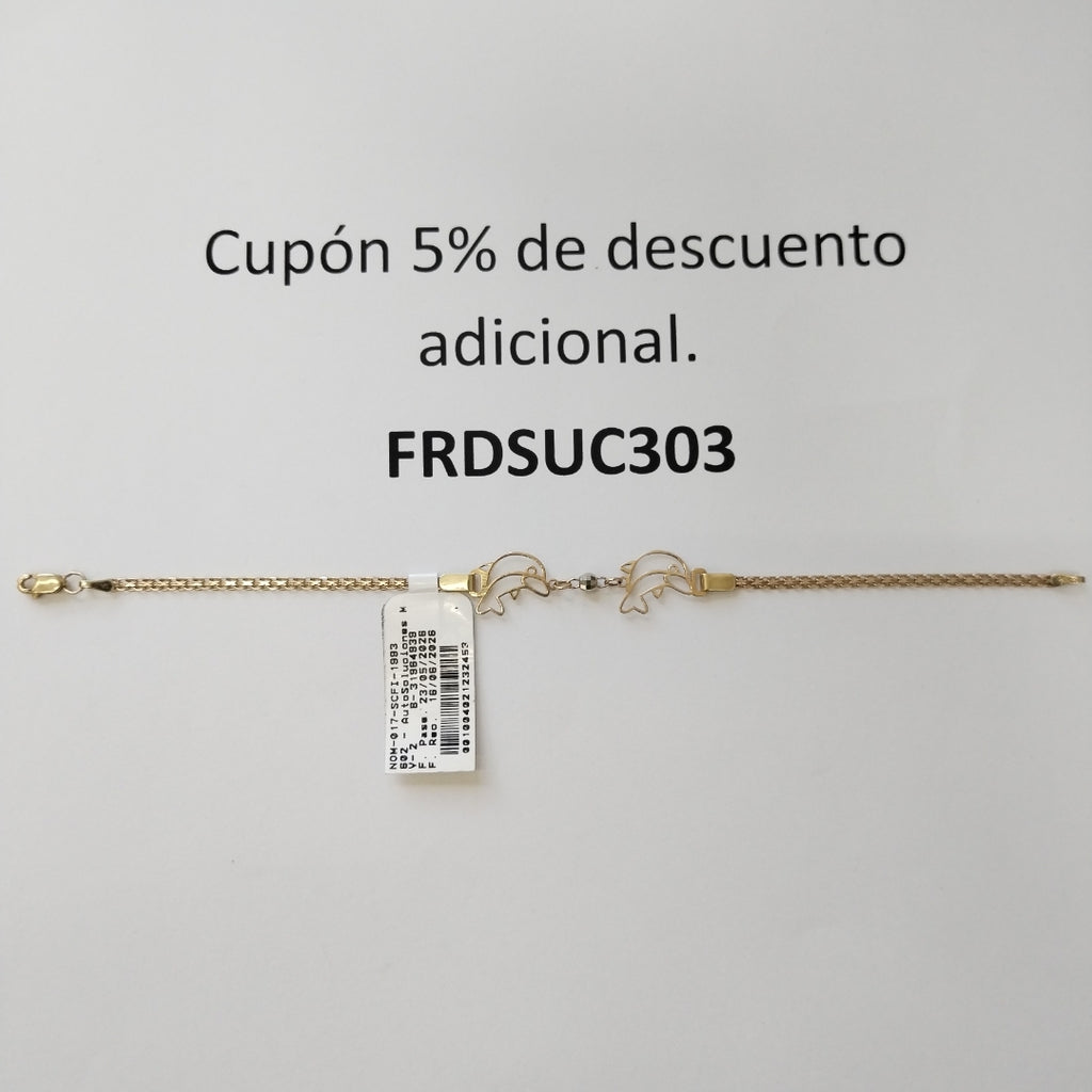 PULSERA ORO 10 K 2.2 GRMS (SEMINUEVO)