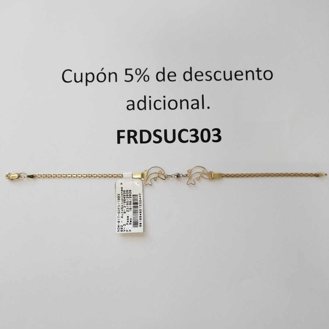 PULSERA ORO 10 K 2.2 GRMS (SEMINUEVO)