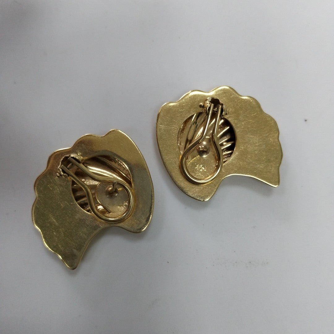ARETES PAR ORO 14 K 8,40 GRMS (SEMINUEVO)