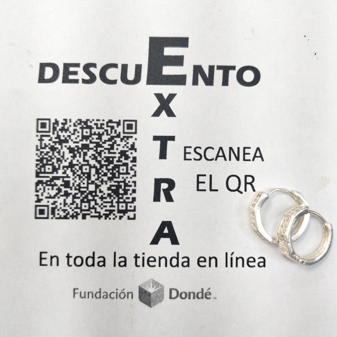 ARRACADAS C/CIRCONIAS PLATA .925 2.6 GR (NUEVO)