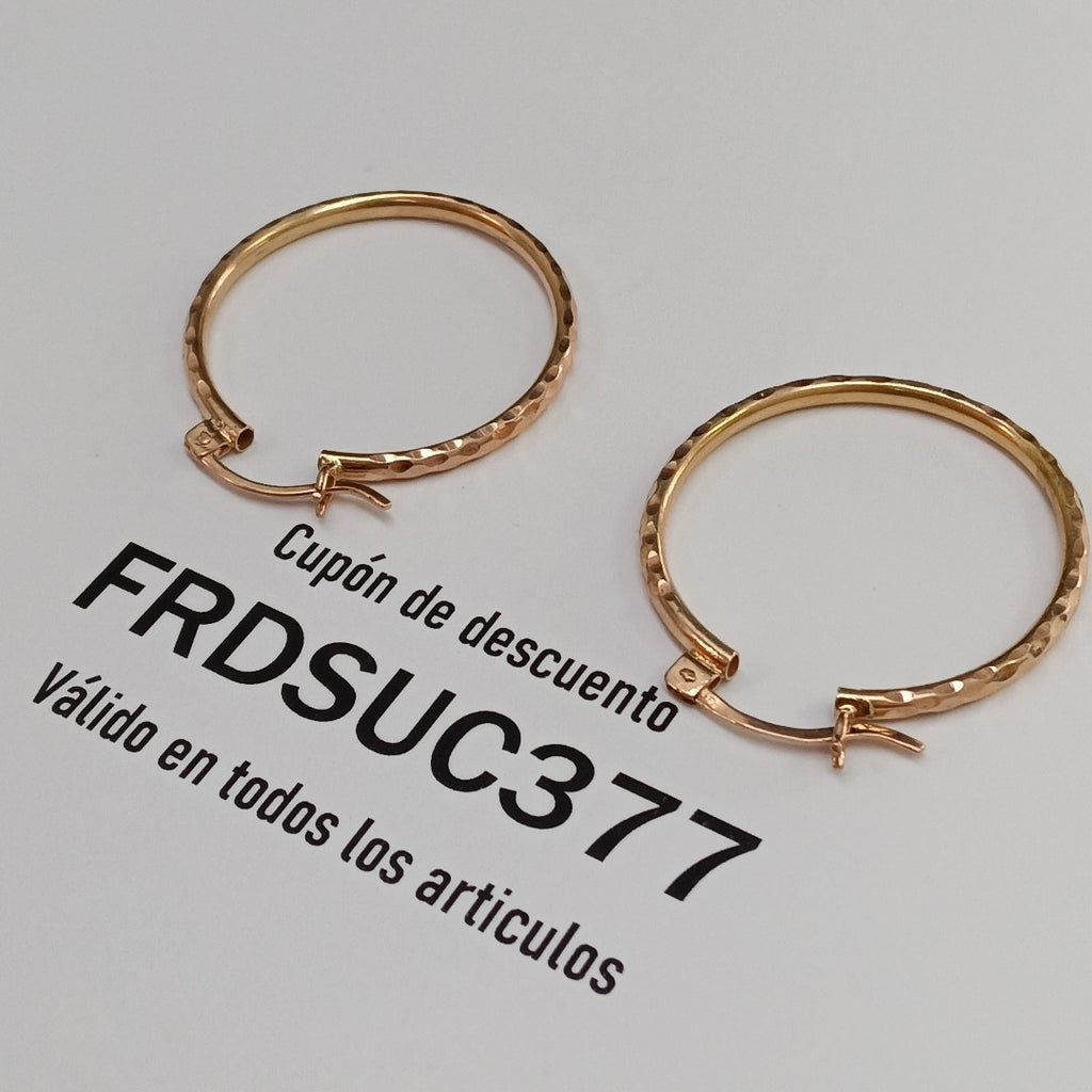 ARRACADAS PAR ORO 10 K 3.5 GRMS (SEMINUEVO)