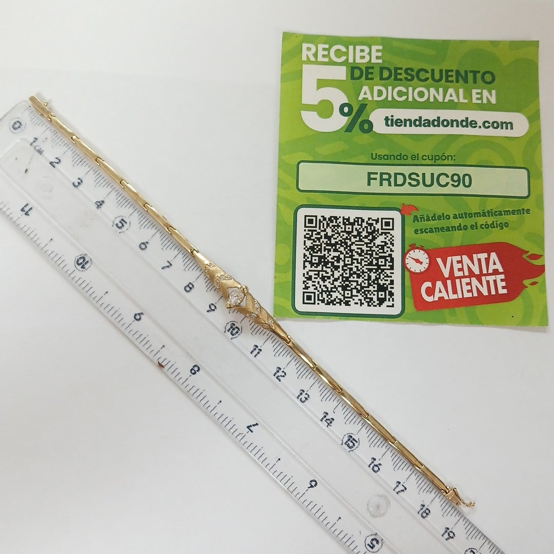 PULSERA ORO 14 K 8.7 GRMS (SEMINUEVO)