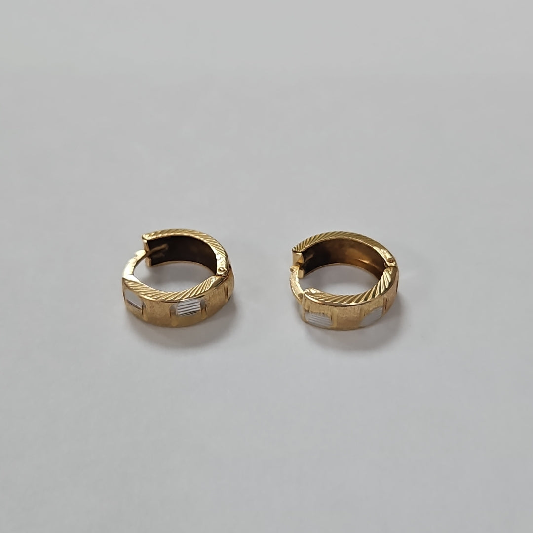 ARRACADAS PAR ORO 14 K 2,10 GRMS (SEMINUEVO)