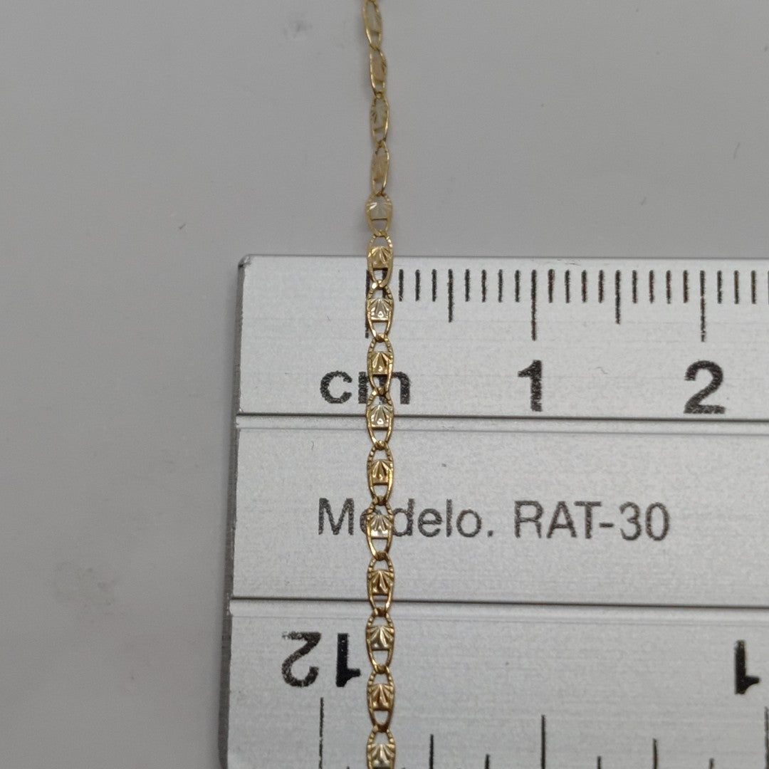 CADENA, MEDALLA RELIGIOSA ORO, ORO COMBINADO 10 K 1.9 GRMS (SEMINUEVO)