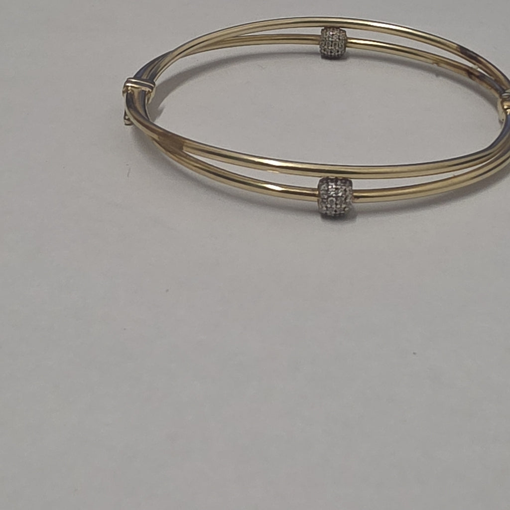 PULSERA RIGIDA ORO 14 K 6.8 GRMS (SEMINUEVO)