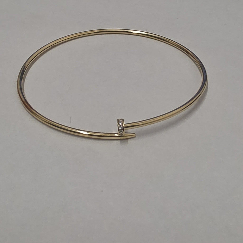 PULSERA RIGIDA ORO 10 K 2.6 GRMS (SEMINUEVO)