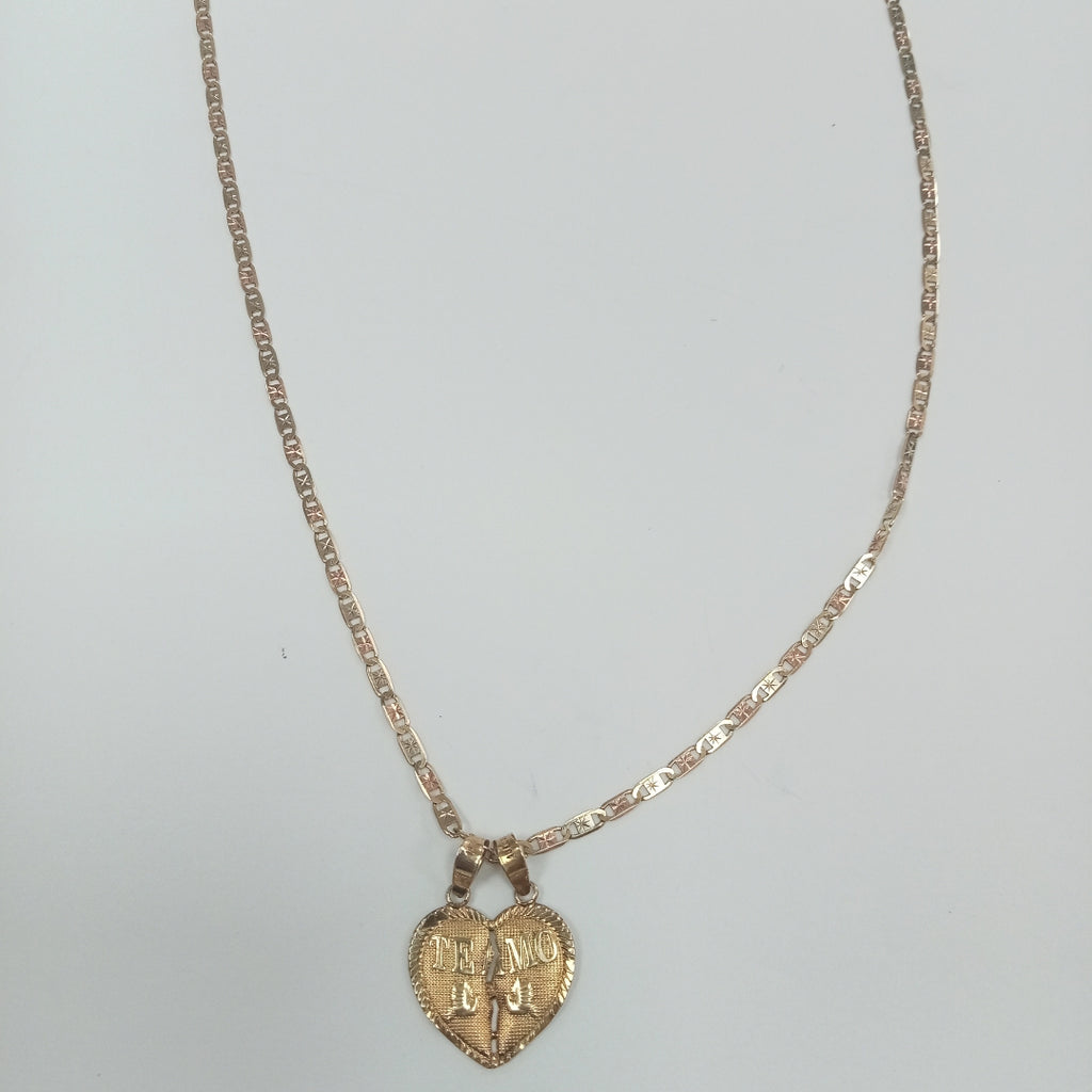 CADENA ORO, ORO COMBINADO 10 K 4 GRMS (SEMINUEVO)