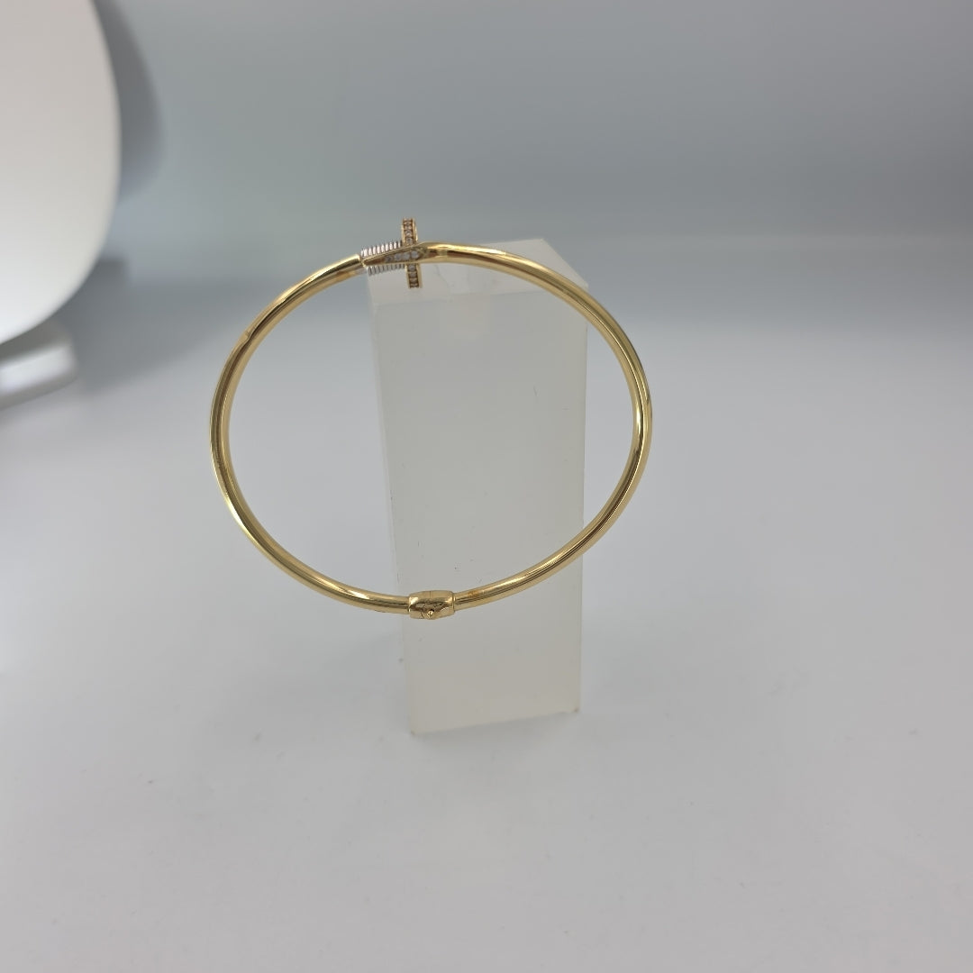 PULSERA RIGIDA ORO 14 K 7.1 GRMS (SEMINUEVO)