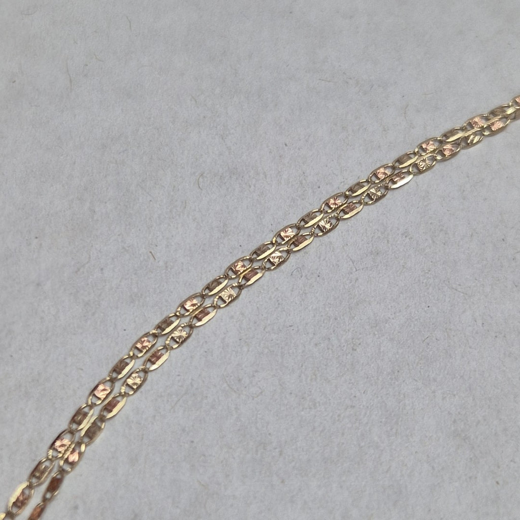 CADENA ORO COMBINADO 10 K 1.4 GRMS (SEMINUEVO)