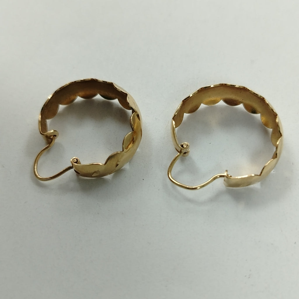 ARRACADAS PAR ORO 14 K 3.2 GRMS (SEMINUEVO)