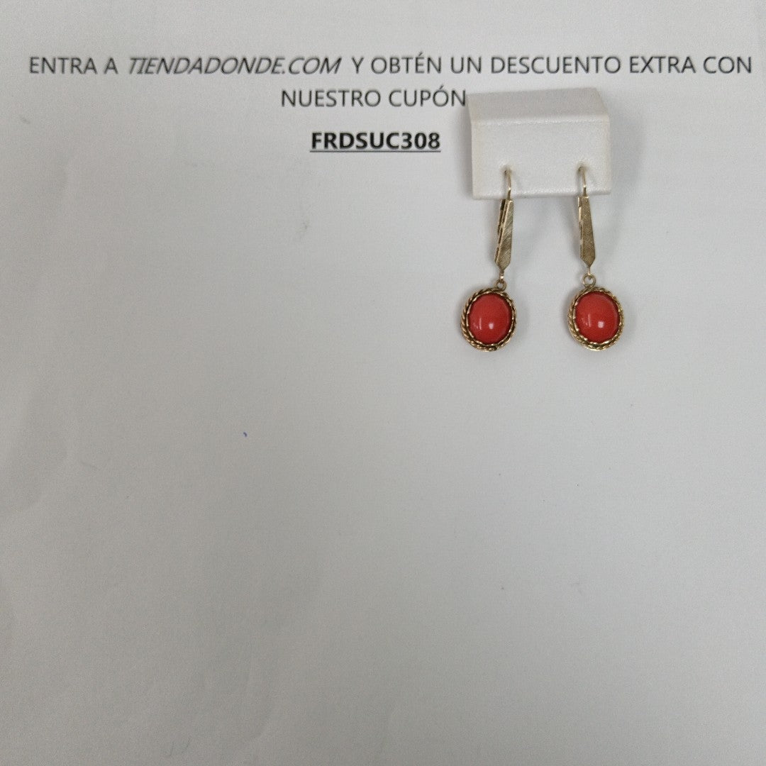 ARETES PAR ORO 10 K 5.6 GRMS (SEMINUEVO)