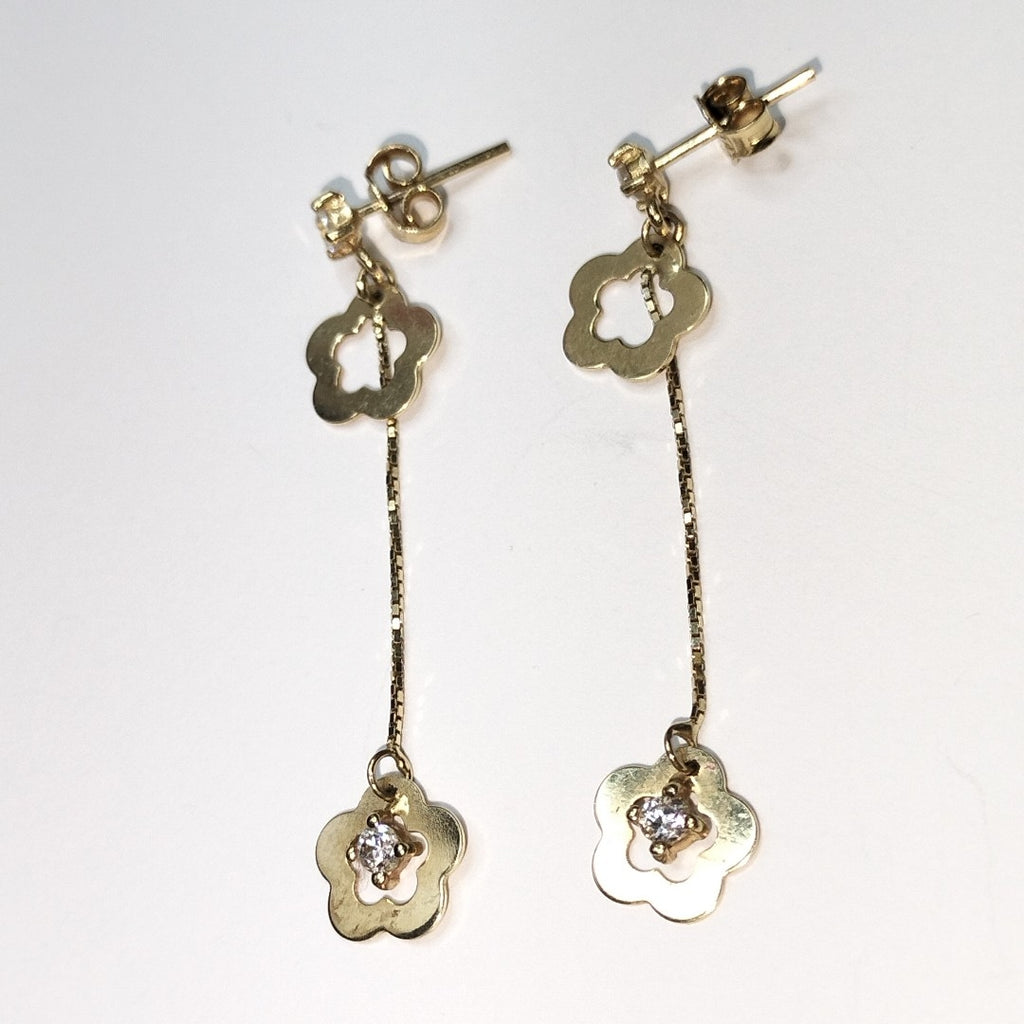 ARETES PAR ORO 14 K 2 GRMS (SEMINUEVO)