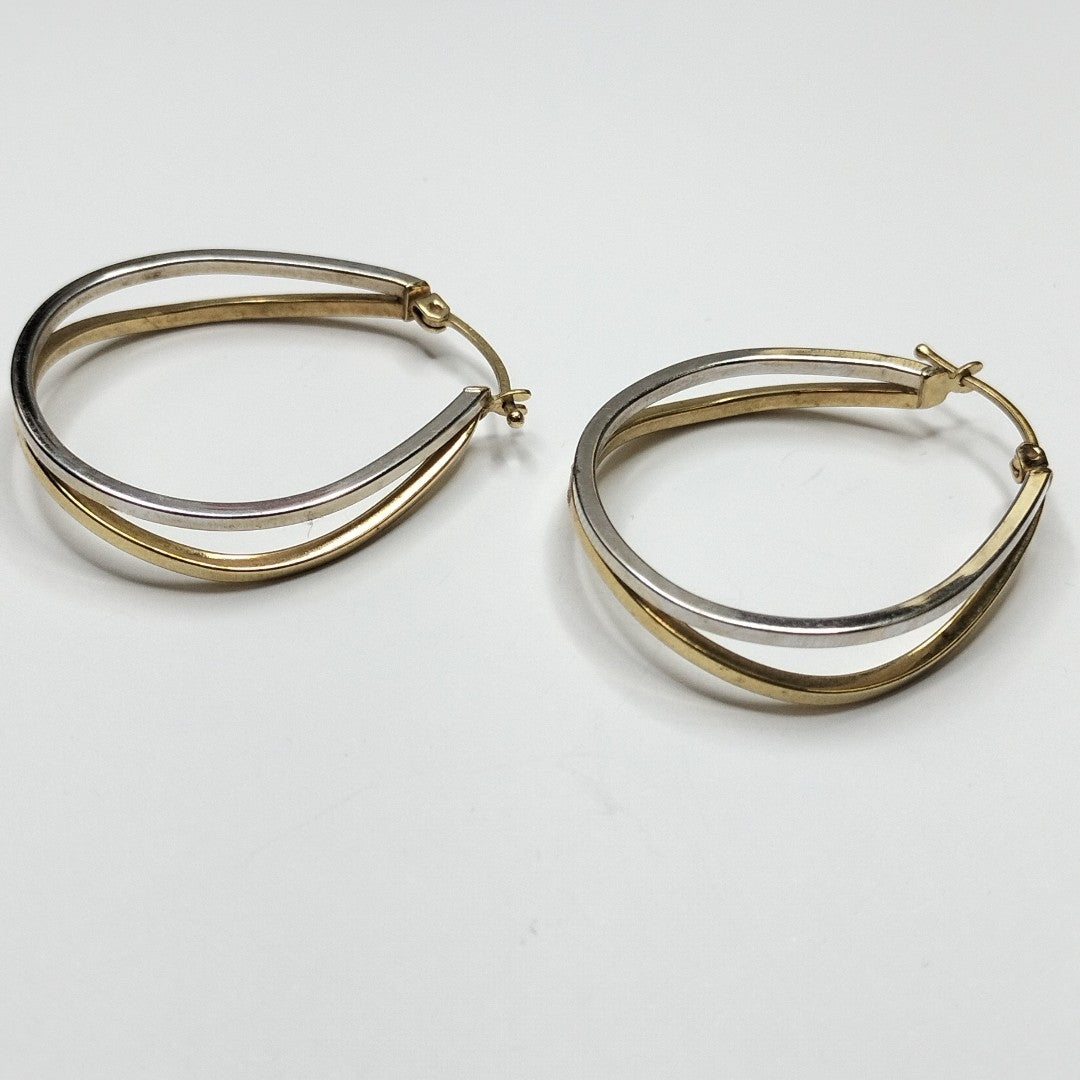 ARRACADAS PAR ORO 14 K 3.5 GRMS (SEMINUEVO)