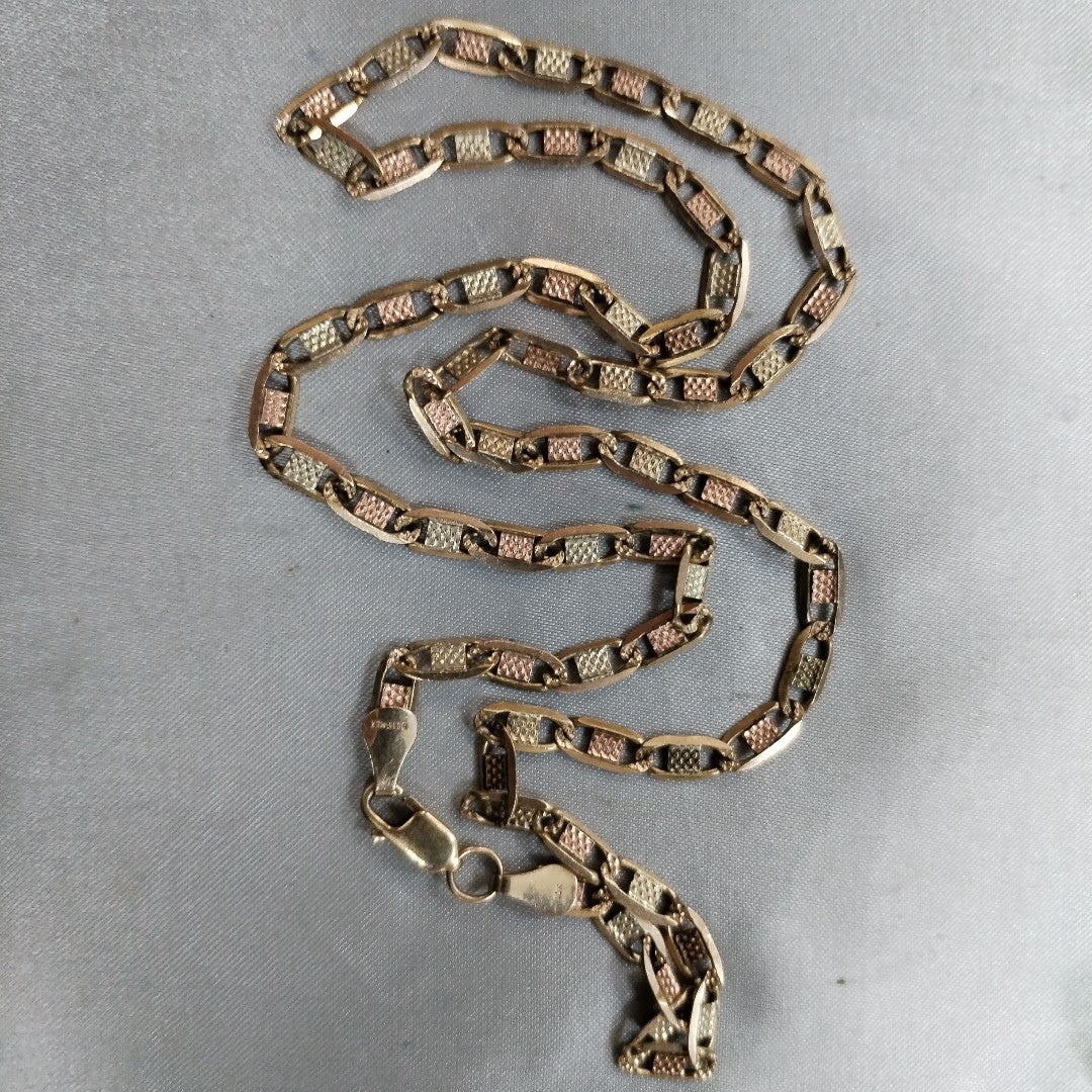 CADENA ORO,ORO COMBINADO 10 K 12,40 GRMS (SEMINUEVO)