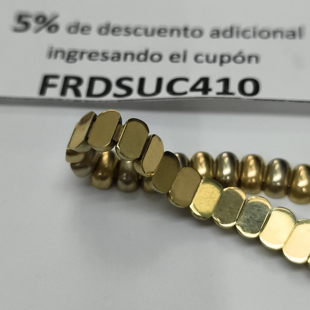 PULSERA ORO COMBINADO 14 K 15,30 GRMS (SEMINUEVO)