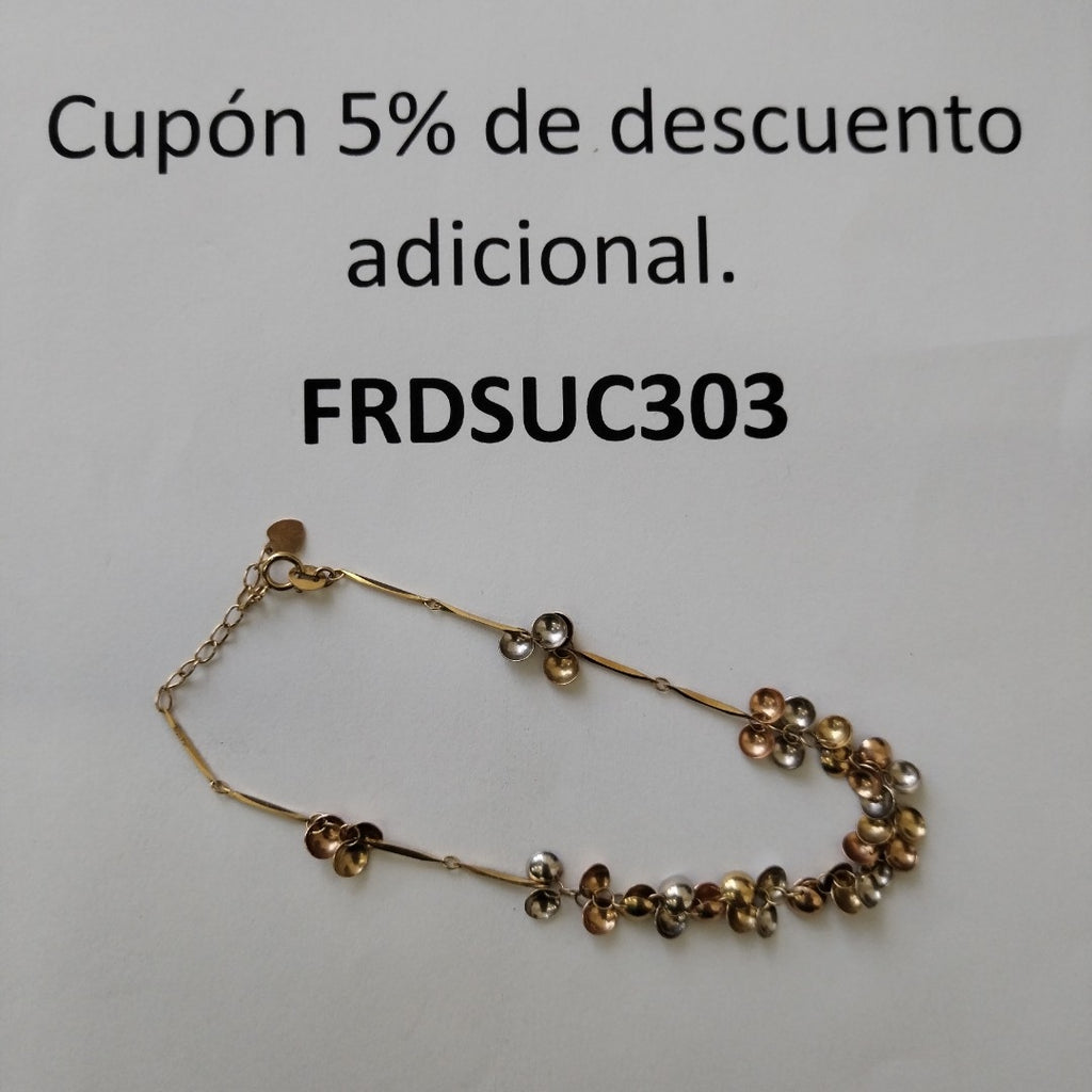 PULSERA ORO 14 K 3.3 GRMS (SEMINUEVO)