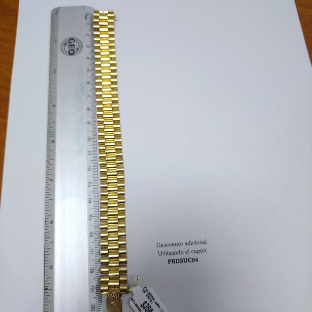 PULSERA ORO 14 K 48,70 GRMS (SEMINUEVO)