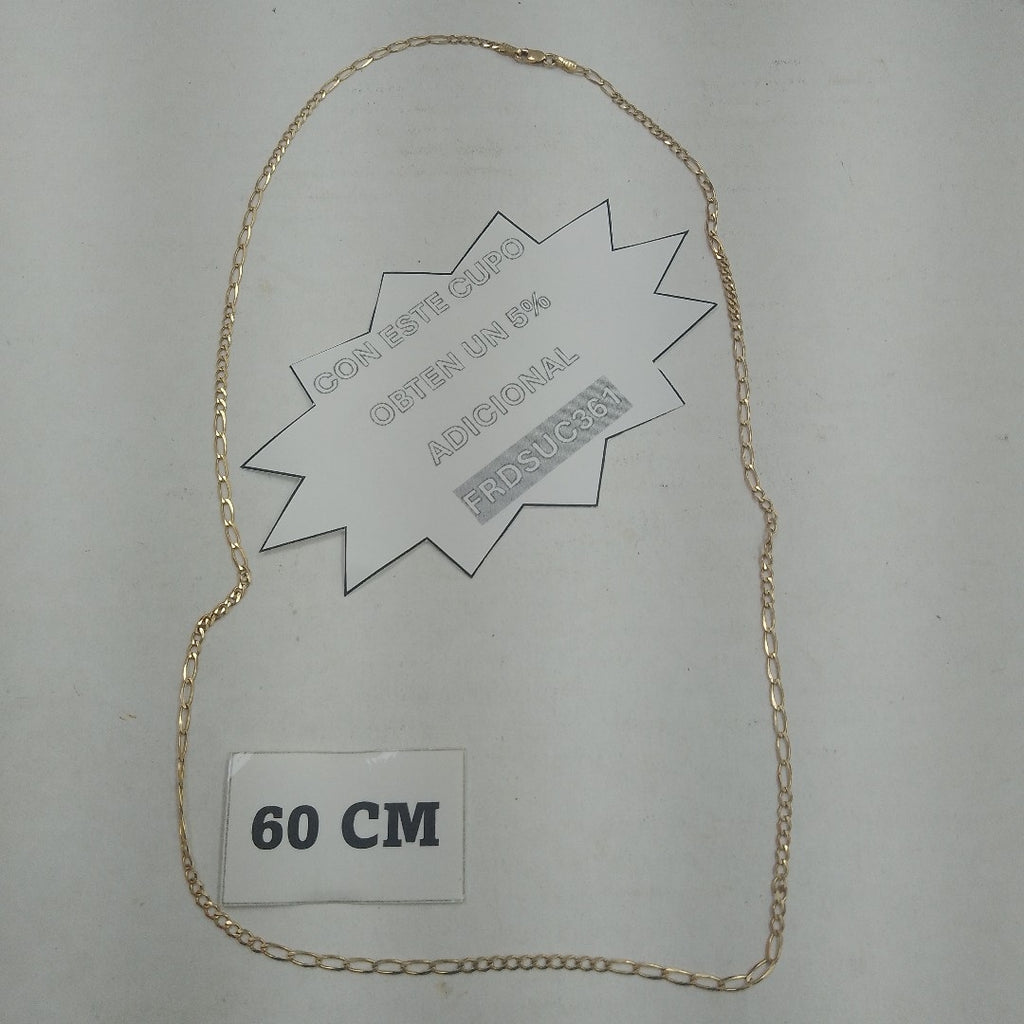 CADENA ORO 14 K 5 GRMS (SEMINUEVO)