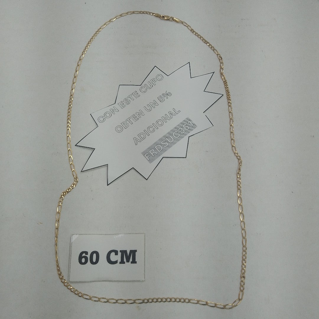 CADENA ORO 14 K 5 GRMS (SEMINUEVO)