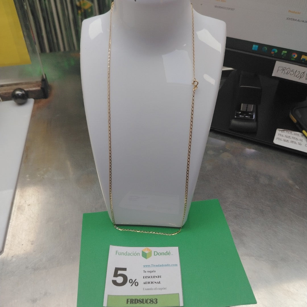 CADENA ORO, RODIADO 10 K 1.7 GRMS (SEMINUEVO)