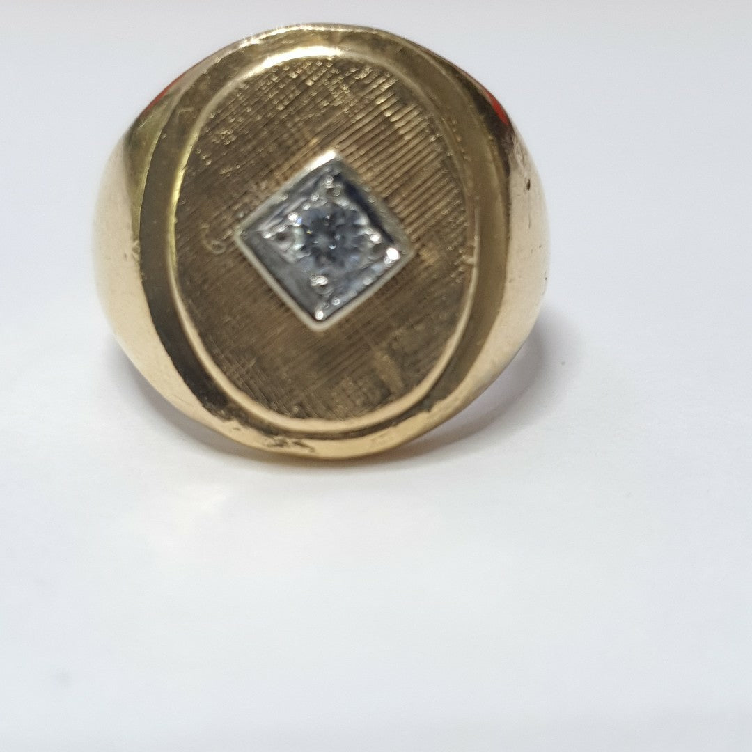 ANILLO ORO 14 K 15,70 GRMS (SEMINUEVO)
