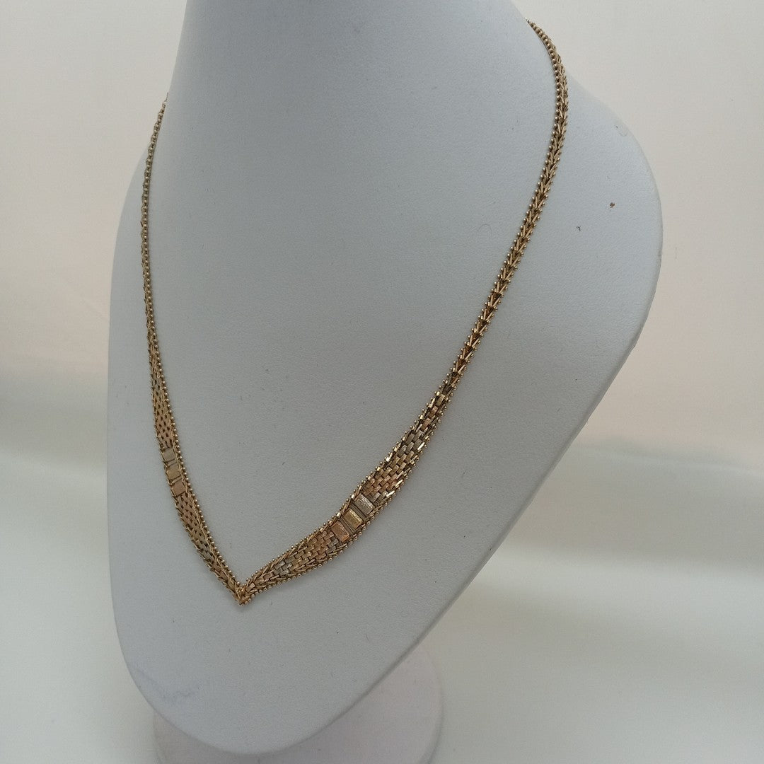 CADENA ORO COMBINADO 10 K 15.1 GRMS (SEMINUEVO)
