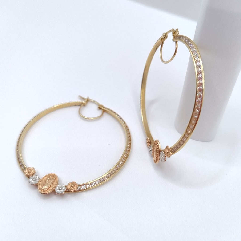 ARRACADAS PAR ORO 14 K 5,00 GRMS (SEMINUEVO)