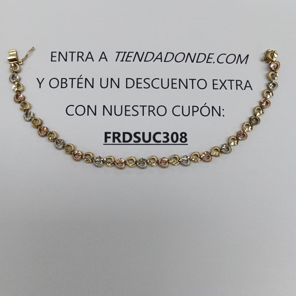 PULSERA ORO, RODIADO 14 K 8.2 GRMS (SEMINUEVO)