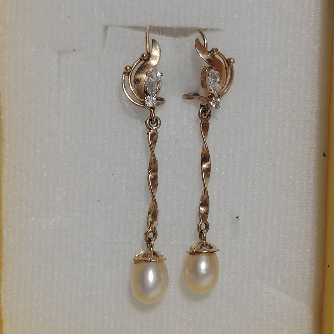ARETES PAR ORO 10 K 1.9 GRMS (SEMINUEVO)