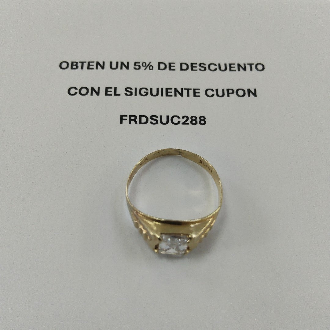 ANILLO ORO 10 K 3 GRMS (SEMINUEVO)
