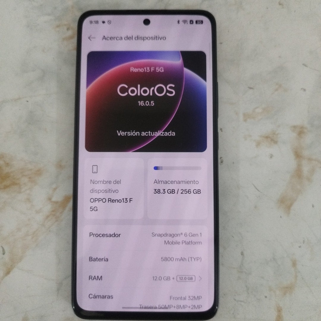CELULAR OPPO RENO 13F 5G CPH2699 (2025) 256 GB 12 GB RAM (SEMINUEVO)