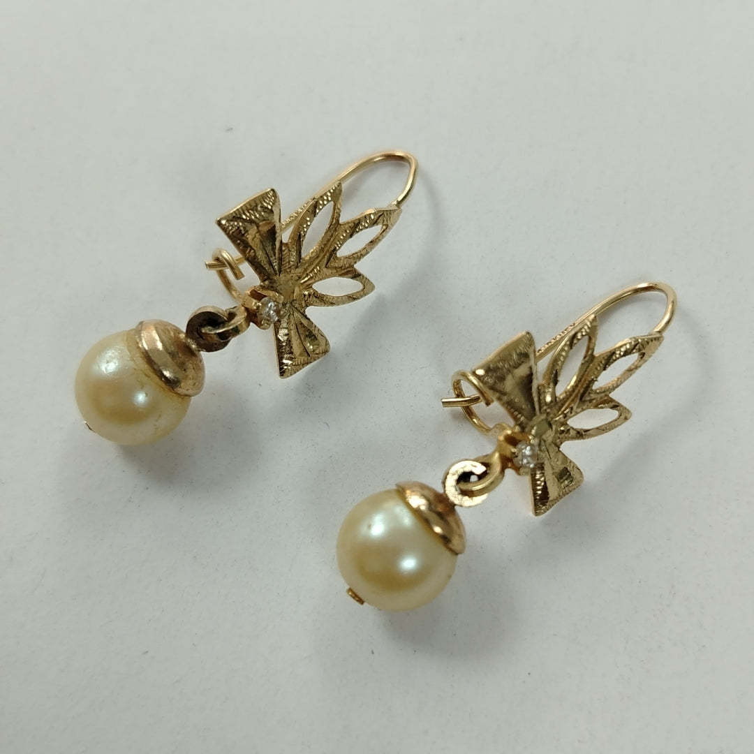 ARETES PAR ORO 8 K 3,40 GRMS (SEMINUEVO)