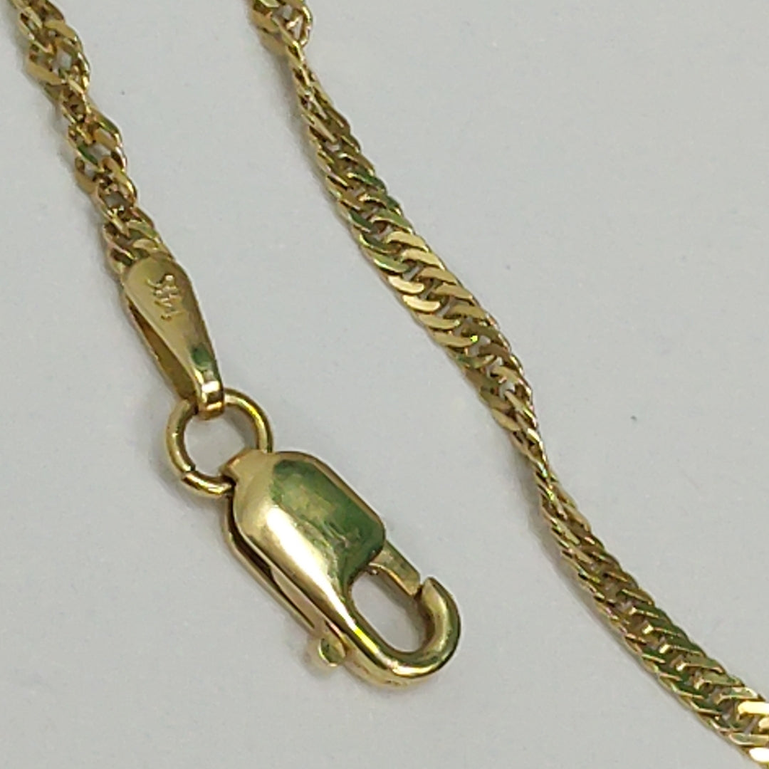 CADENA ORO 14 K 2,60 GRMS (SEMINUEVO)