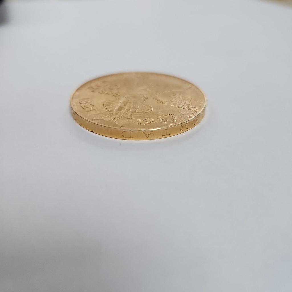 K1 41,60 GRMS 21 K IDENTIFICACIÓN MONEDA NOMINATIVA MONEDAS PESOS 50 PESOS (SEMINUEVO)