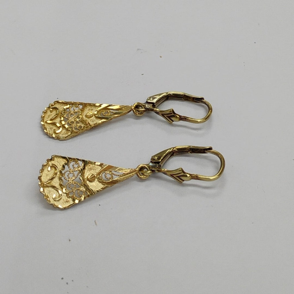 ARETES PAR ORO 14 K 2.3 GRMS (SEMINUEVO)